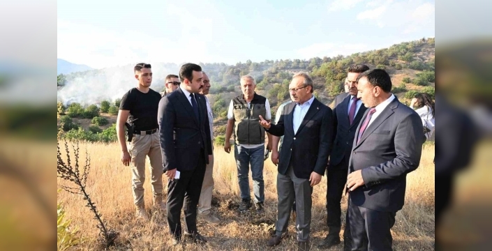 Malatya'daki orman yangınında söndürme çalışmaları devam ediyor