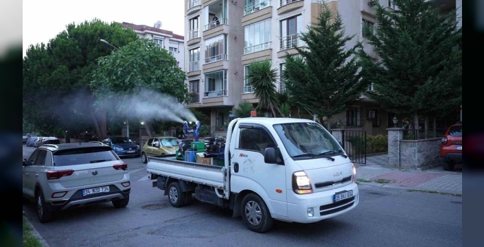 Maltepe'de yaz boyunca ilaçlama çalışmaları hız kesmeden devam ediyor