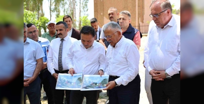 Melikgazi Türbesi'nde tarihi dokuyu canlandırma projesi için ilk adım atıldı