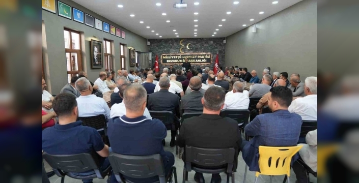 MHP Erzurum'da büyük il kongresi için hazırlıklar başladı