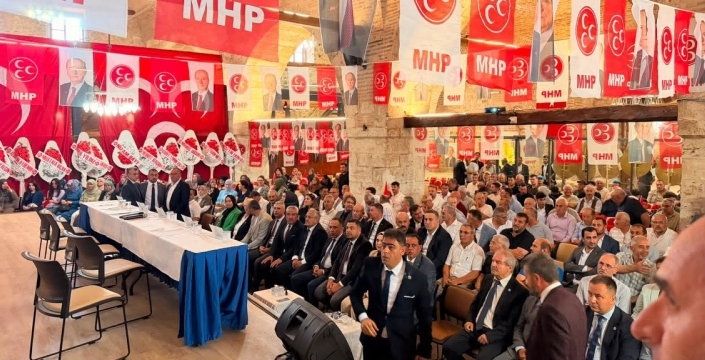 MHP Ilgın'da Harun Ok yeniden başkan seçildi