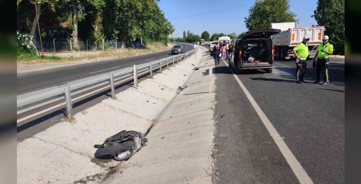 Motosiklet kazasında ölüm kalım savaşı: Hemşire çiftin kahramanlık anları