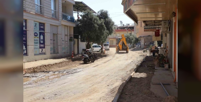 Nazilli'de Dumlupınar Mahallesi'ne modern dokunuş: Yol çalışmaları hızlandı