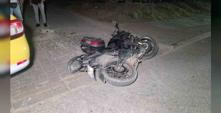 Orhangazi'de gece yarısı kabusu: Motosikletli genç hastanelik oldu