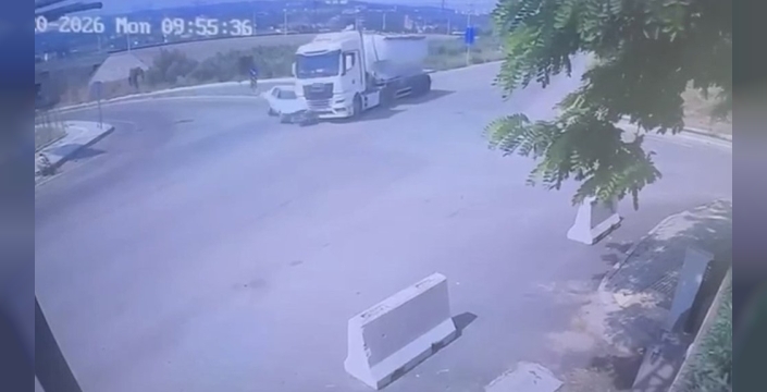 Osmaniye'de yürekleri ağza getiren kaza: Tanker ile otomobil çarpıştı, 2 kişi yaralandı