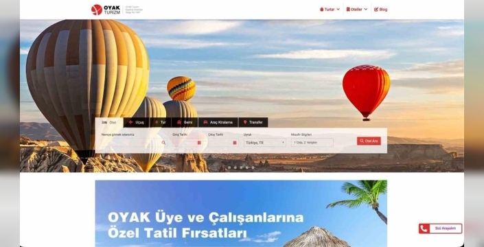 OYAK, turizm hizmetlerini dijital ortama taşıdı