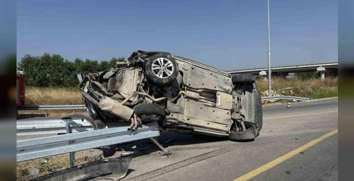 Sakızla alevleri durdurdular: Adapazarı'nda nefes kesen kaza
