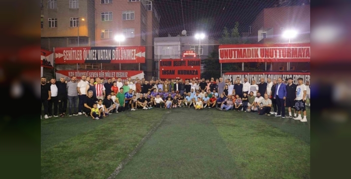 Samsun'da şehitlere saygı futbol turnuvası coşkuyla gerçekleşti