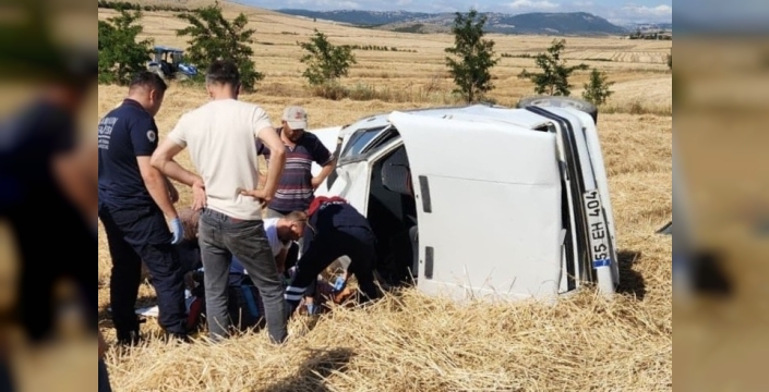 Samsun'da trafik kazasında ağır yaralanan yaşlı adam hayatını kaybetti