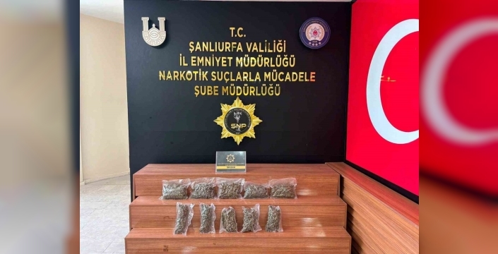 Şanlıurfa yollarında zehir tacirlerine darbe: 2 kilo 600 gram skunk ele geçirildi, 1 kişi tutuklandı