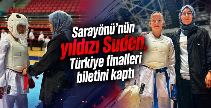 Sarayönü’nün yıldızı Suden, Türkiye finalleri biletini kaptı