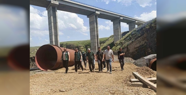 Serdar Kotan, Kars'taki sulama projelerini yerinde inceledi