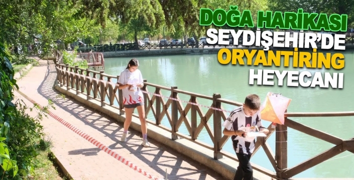 Seydişehir’de oryantiring heyecanı