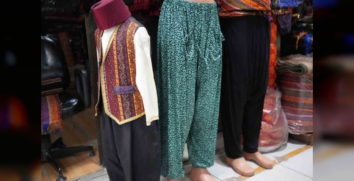 Sıcaklar bastırdı, Gaziantep'te şalvar yeniden moda oldu