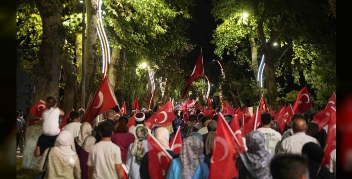 Sındırgı'da 15 Temmuz anma etkinlikleri coşku içinde yapıldı