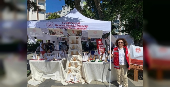 Sinop'ta gaziler ve şehit yakınları için anlamlı sanat sergisi