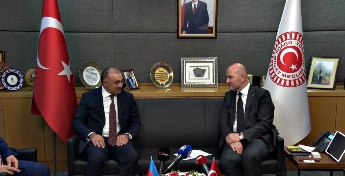Süleyman Soylu, Azerbaycan Büyükelçisi Memmedov'u kabul etti