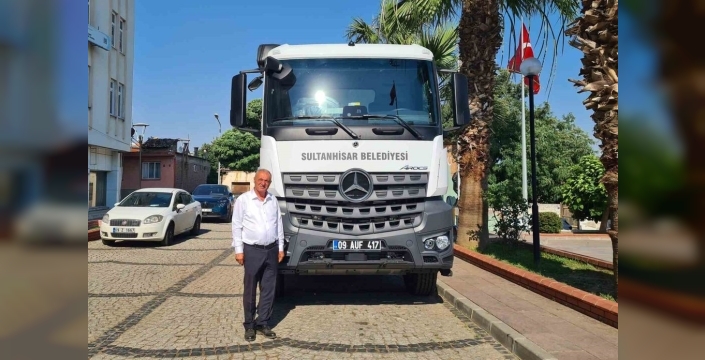 Sultanhisar Belediyesi, tasarruflarla yeni hizmet aracını filosuna ekledi