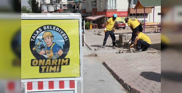 Talas'ta 2 bin 630 soruna anında neşter: Onarım Timi fark yaratıyor