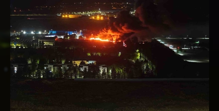 TEİ'deki büyük yangın söndürüldü: Can kaybı yok, kritik projeler sürecek