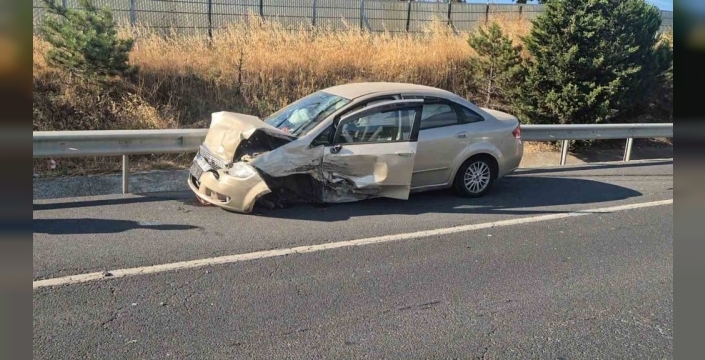 Tekirdağ'da zincirleme kaza: 1 yaralı ve uzun araç kuyrukları