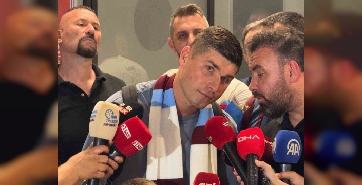 Trabzonspor'un yeni transferi Malinovskyi, Trabzon'a geldi