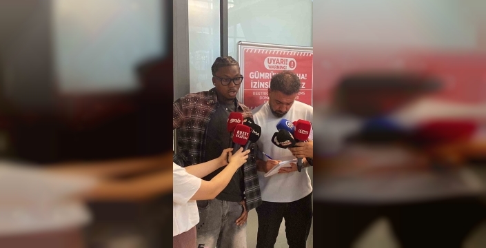 Trabzonspor'un yeni yıldızı Sidny Lopes Cabral şehre indi:
