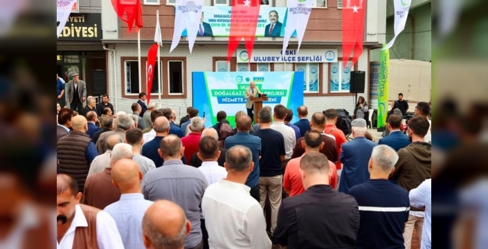 Ulubey, doğalgaz konforuna adım attı