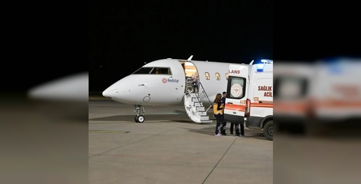 Umut yolculuğu: 4 aylık minik kalp hastası ambulans uçakla İstanbul'a taşındı