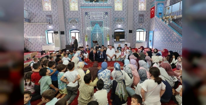 Vali Aktaş'tan Yaz Kur'an Kursu öğrencilerine ziyaret ve anlamlı mesajlar