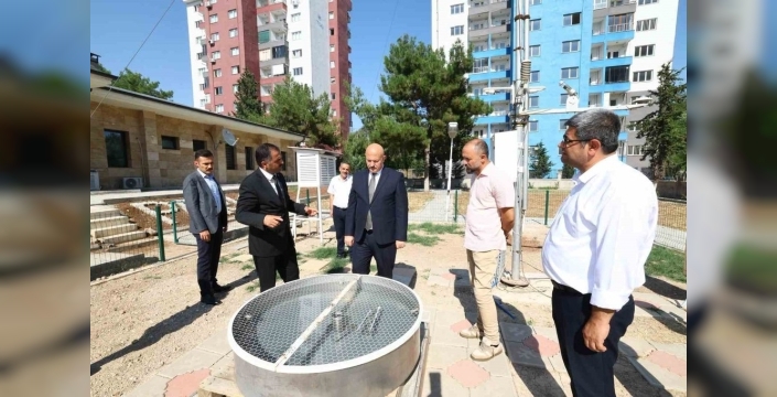 Vali Küçük'ten Adıyaman'da meteorolojiye inceleme