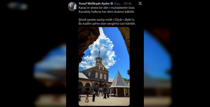 Vali yardımcısı Aydın, Diyarbakır'a olan sevgisini şiirsel bir dille paylaştı