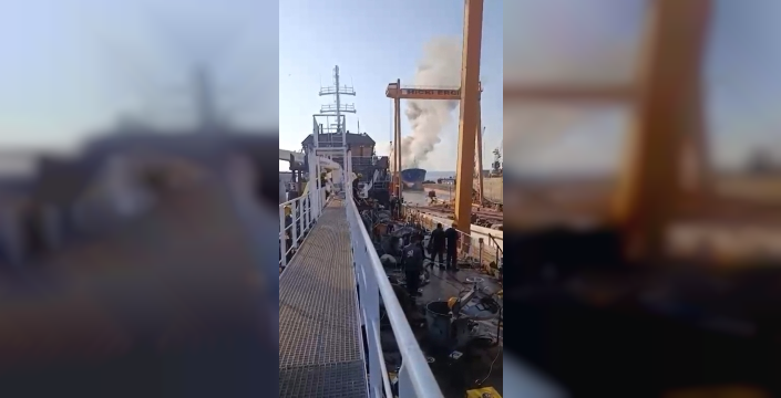 Yalova tersanesinde gemide şok patlama: Can kaybı yok