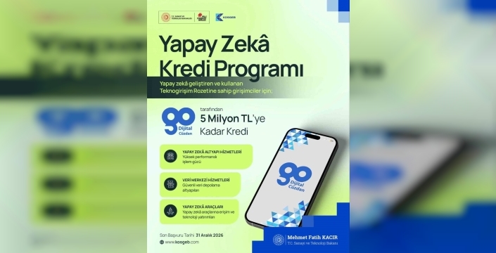Yapay zeka girişimlerine dev destek: 5 milyon TL kredi kapıda!