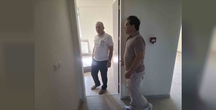 Yeni Milli Eğitim Müdürü, göreve başlar başlamaz ilk iş olarak okulu inceledi