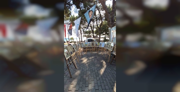 Zeytin temalı minyatürler Burhaniye'de büyüledi